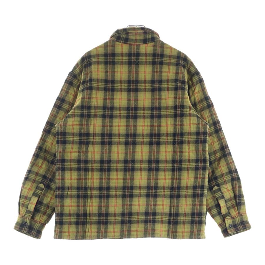 Supreme フランネルシャツ　キルティング　刺繍 Supreme（シュプリーム） 21AW Quilted Plaid Flannel Shirt スター