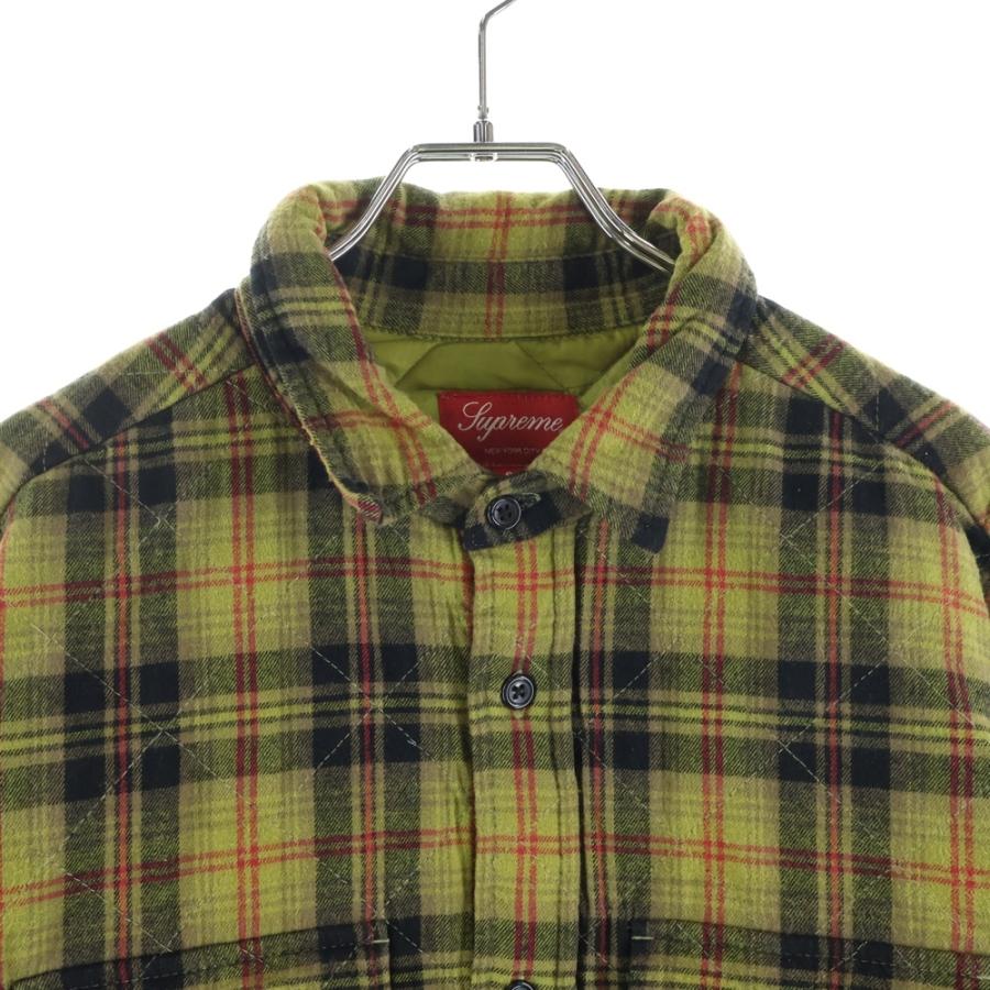 Supreme（シュプリーム） 21AW Quilted Plaid Flannel Shirt スター