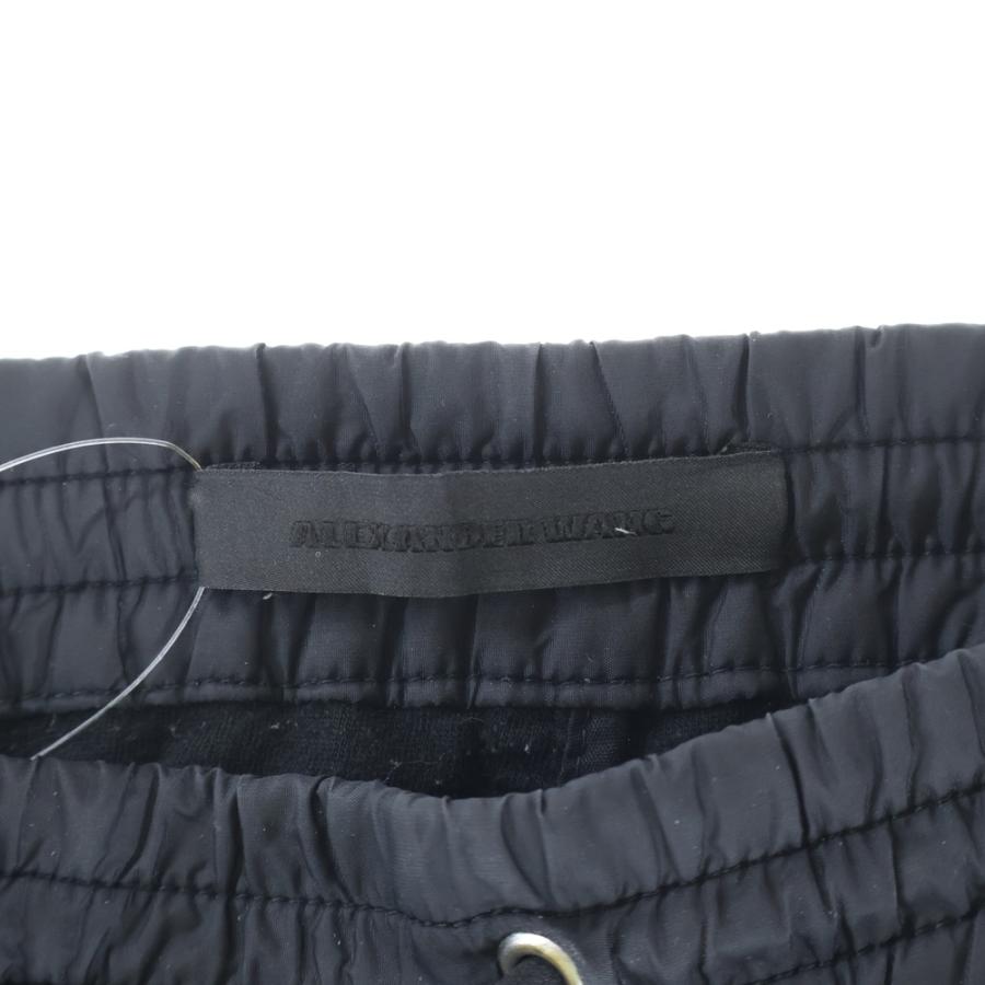 ALEXANDER WANG アレキサンダーワン ドローコード ナイロン トラックパンツ ブラック 22-16-0060 alexanderwang（アレキサンダー・ワン） ドローコード ナイロン