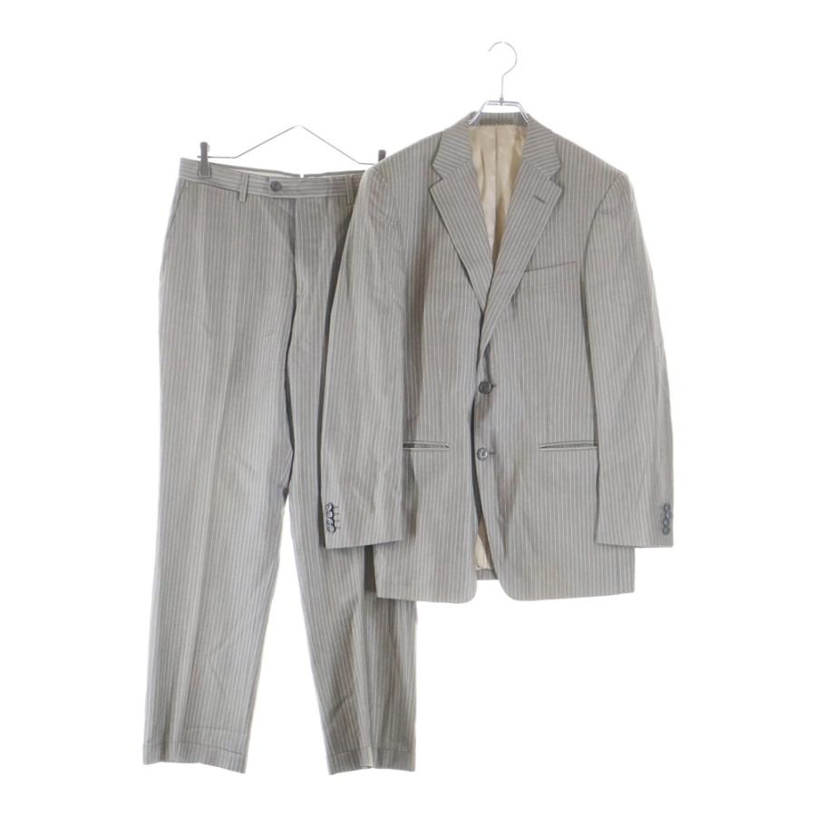 ★極美品VERSACE　ストライプ　ジャケット パンツ セットアップ　XL VERSACE（ヴェルサーチェ） ヴェルサーチ Set Up Suit ストライプ