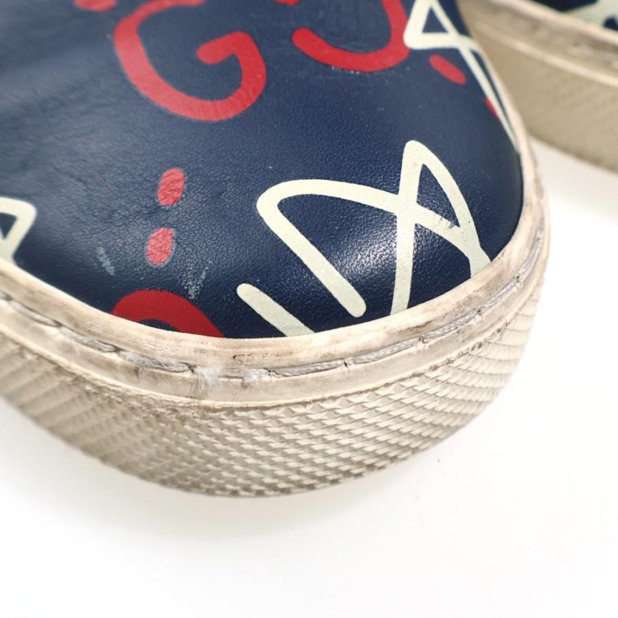GUCCI（グッチ） ゴースト GG総柄 ローカットスニーカー スリッポン