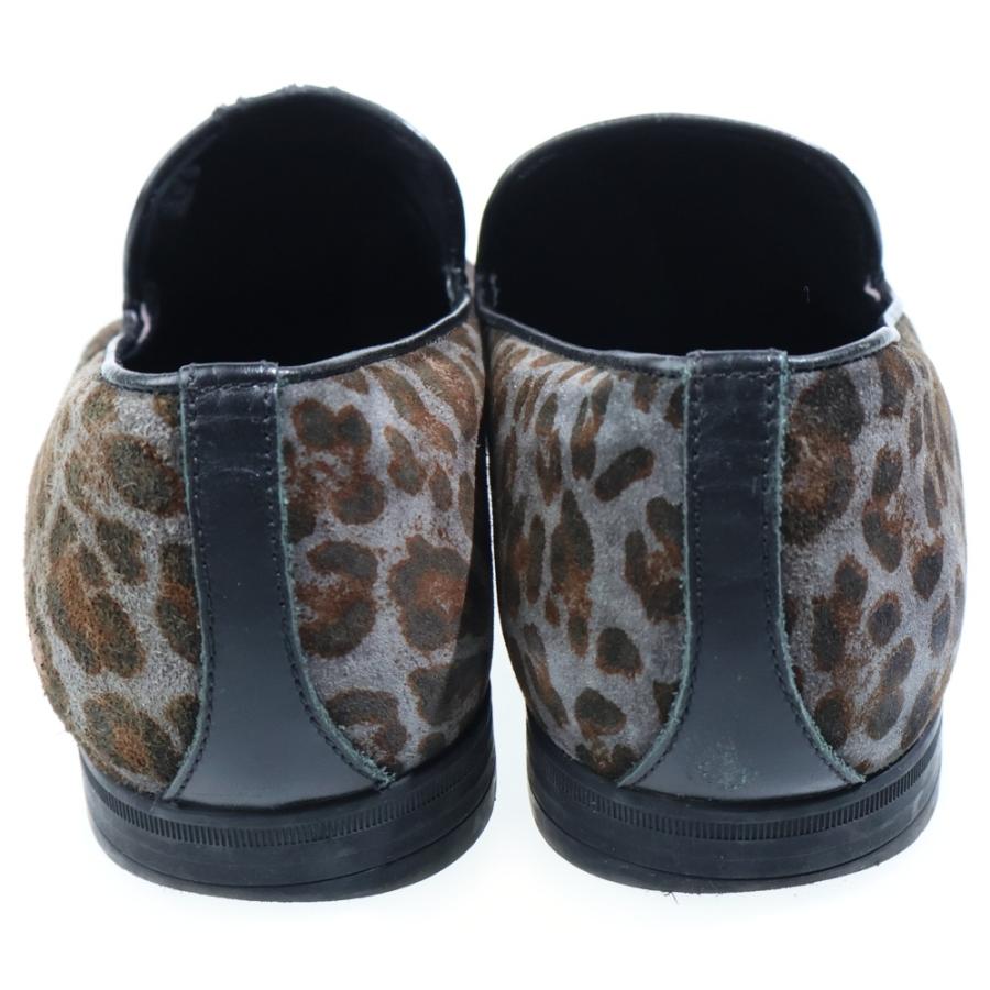 JIMMY CHOO レオパード柄 ローファー JIMMY CHOO（ジミーチュウ） レオパード スウェード ヴァンプ