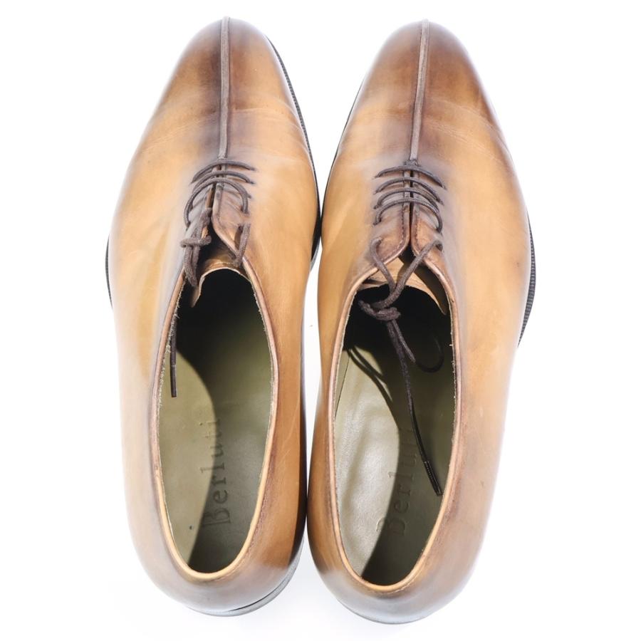 【ベルルッティ】Berluti センターシーム ブラウンレザー ドレスシューズ Berluti（ベルルッティ） センターシーム レザードレスシューズ 革靴