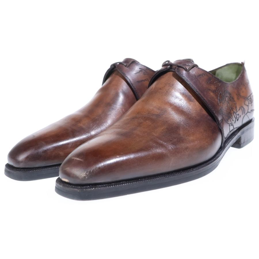 K*1様 ベルルッティ Berluti スクリット カリグラフィ レザー シュー Berluti（ベルルッティ） スクリット カリグラフィ レザードレス