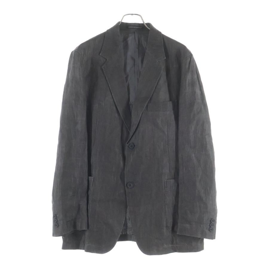 Yohji Yamamoto POUR HOMME 製品染ジャケット Yohji Yamamoto POUR HOMME ヨウジヤマモト プールオム インク染め