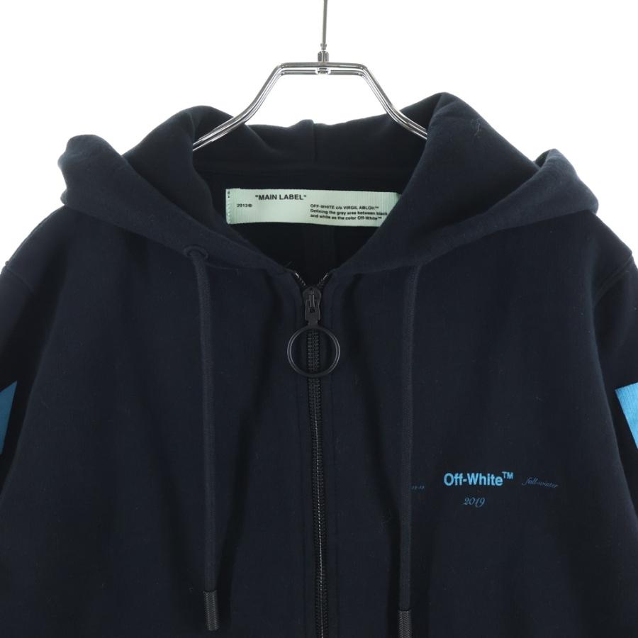 OFF-WHITE オフホワイト 18AW Zip Up Hoodie グラデーション ジップ