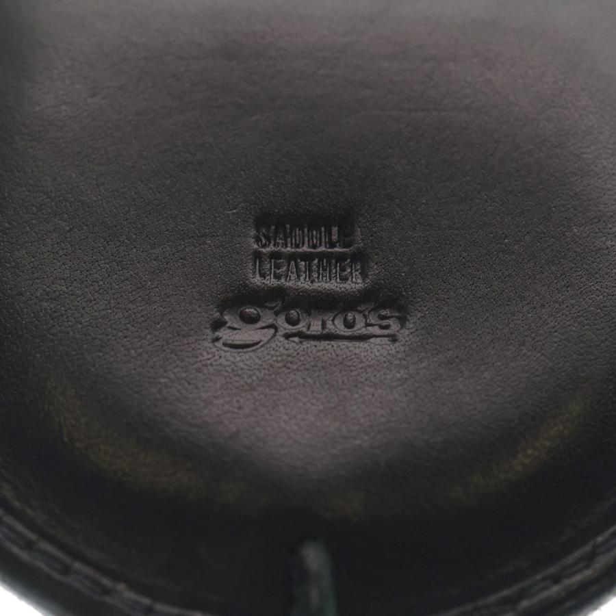 goro's（ゴローズ） SVコンチョ付き レザー コインケース 丸型小銭入れ