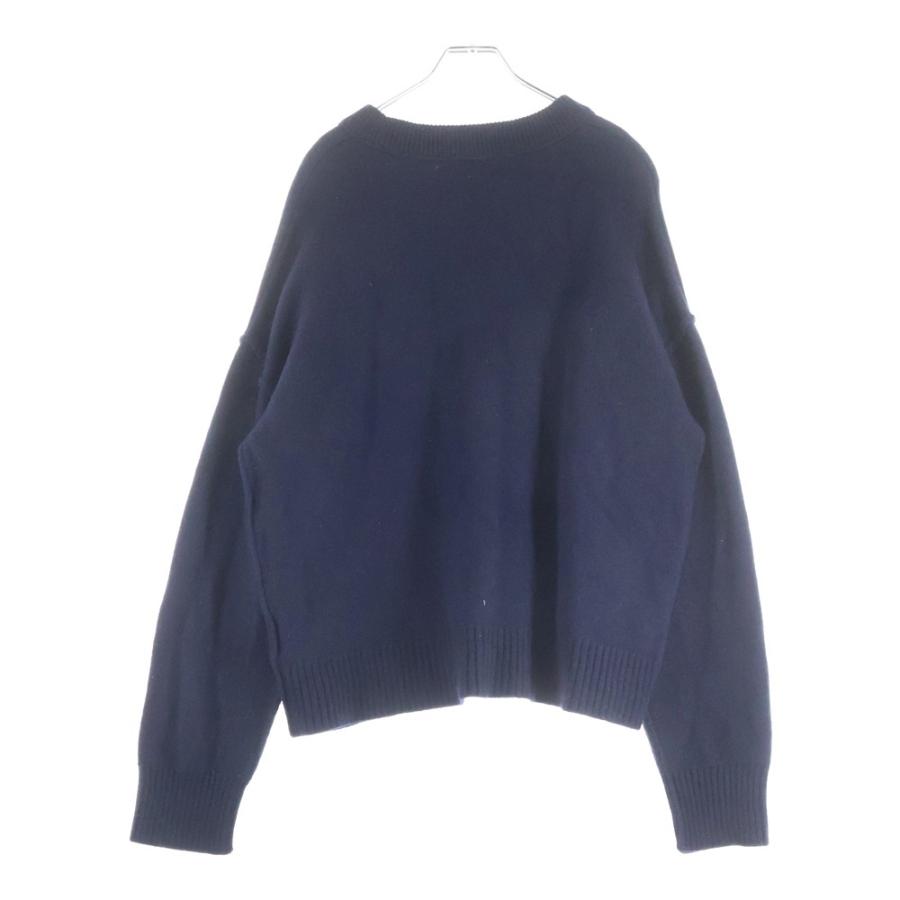 ami paris アミパリス AMI DE COEUR フロントロゴ クルーネックニット 