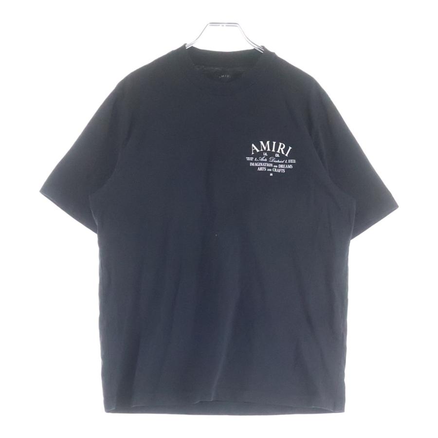 AMIRI（アミリ） フロントロゴ 半袖Tシャツ カットソー ブラック