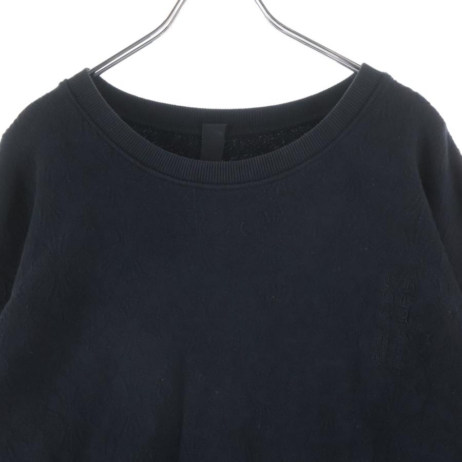 クロムハーツスウェットネックロゴブラック|クロムハーツ通販専門店