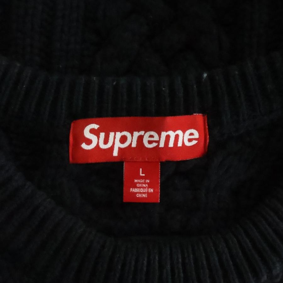 Supreme（シュプリーム） 23AW Applique Cable Knit Sweater 