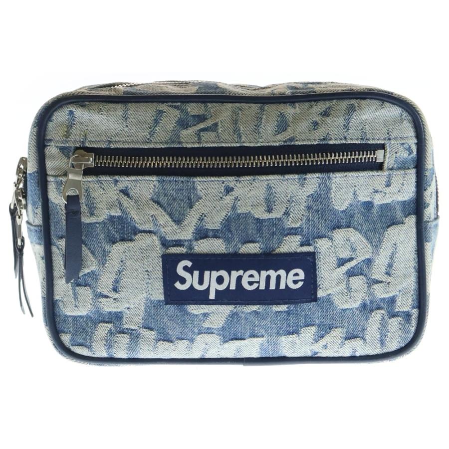 シュプリーム ファット ティップ ジャカードデニム ウエストバッグSupreme Supreme（シュプリーム） 22SS Fat Tip Jacquard Denim Waist Bag
