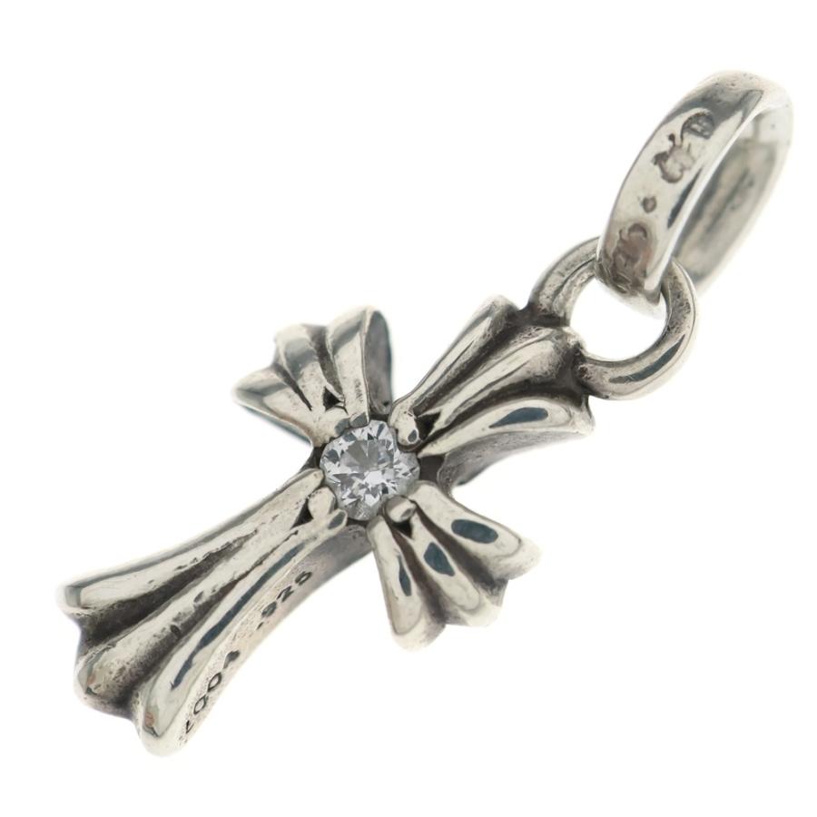CRS BBYFAT DMND ベイビーファット両面1ダイヤ ペンダントトップ CHROME HEARTS（クロムハーツ） ベビーファットクロス BBYFAT ダイヤ