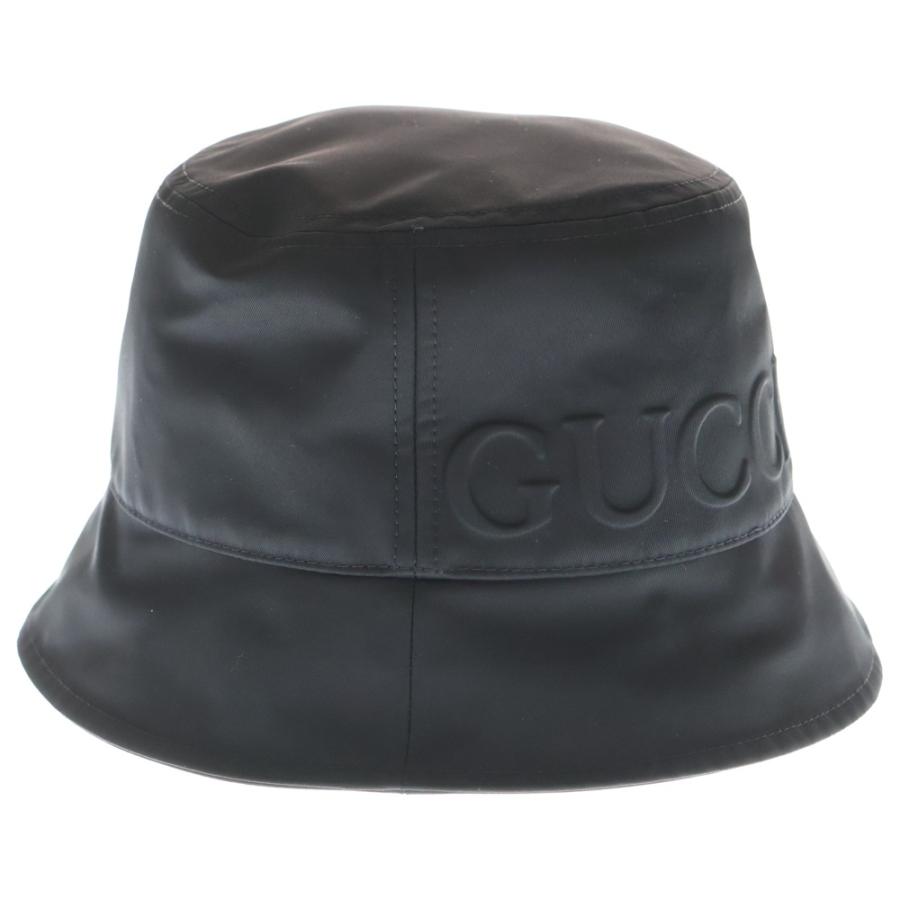 GUCCI（グッチ） Nylon Bucket Hat エンボスロゴ ナイロンバケット