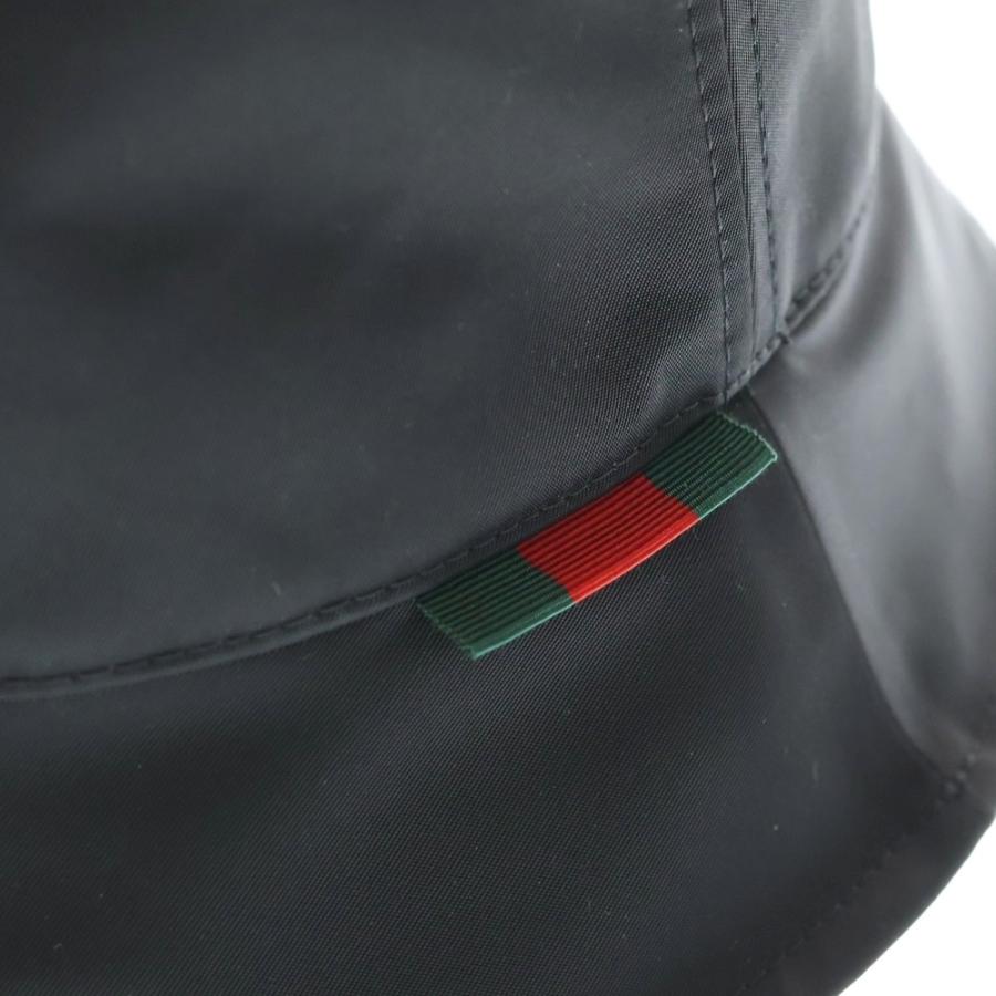 GUCCI（グッチ） Nylon Bucket Hat エンボスロゴ ナイロンバケット