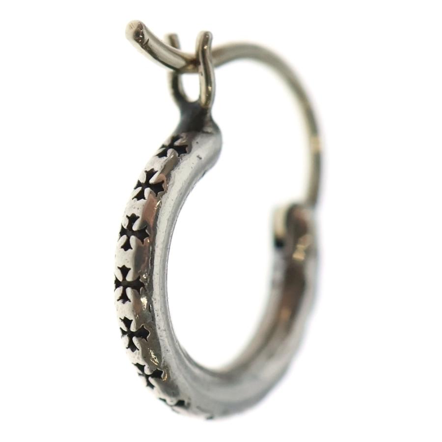 【超貴重】クロムハーツ HOOP TFL SML シルバー ピアス メンズ CHROME HEARTS（クロムハーツ） TINY TFL HOOP タイニートゥルー