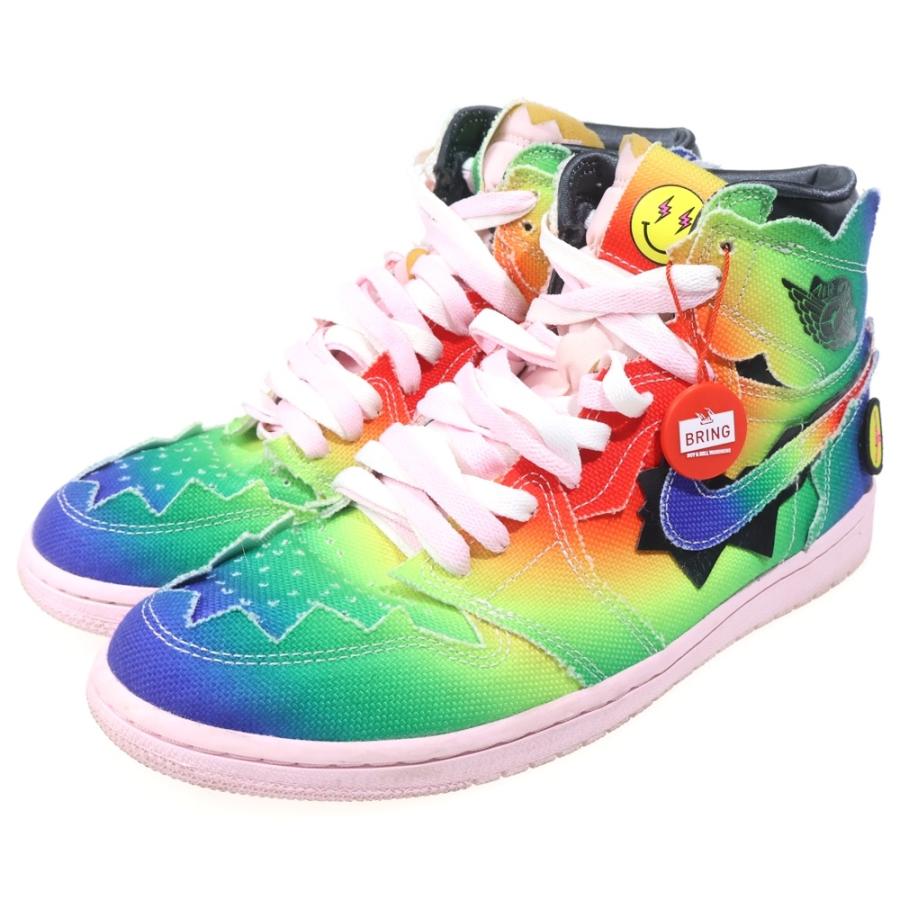 靴/バッグ NIKE AIR JORDAN 1 RETRO HIGH OG J.BALVIN NIKE（ナイキ） ×J BALVIN NIKE AIR JORDAN 1 HIGH OG RAINBOW J