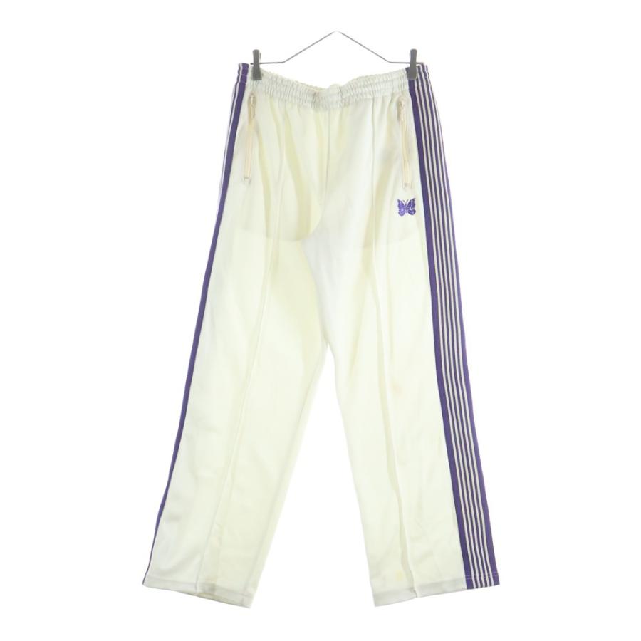 Needles（ニードルス） Track Pants ロゴ刺繍 トラックパンツ ホワイト