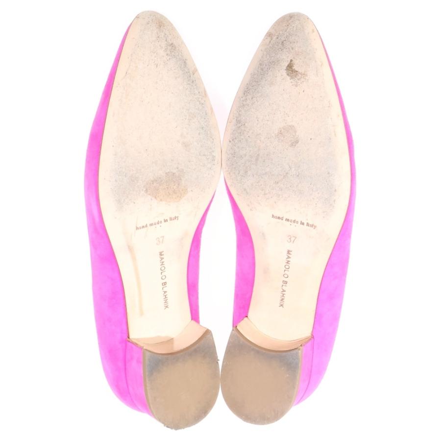 MANOLO BLAHNIK マノロブラニク スエード ポインテッドトゥ ヒール
