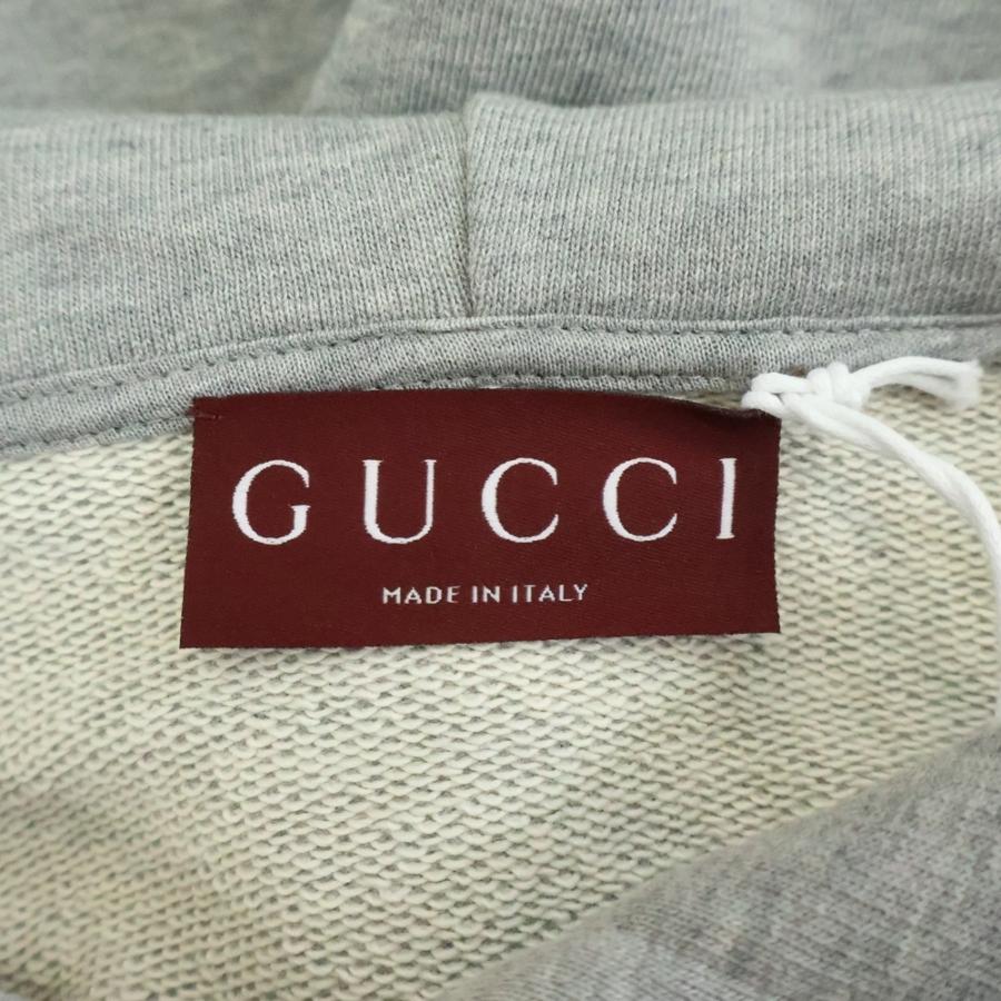 GUCCI（グッチ） Hoodie ロゴプリント プルオーバースウェットパーカー
