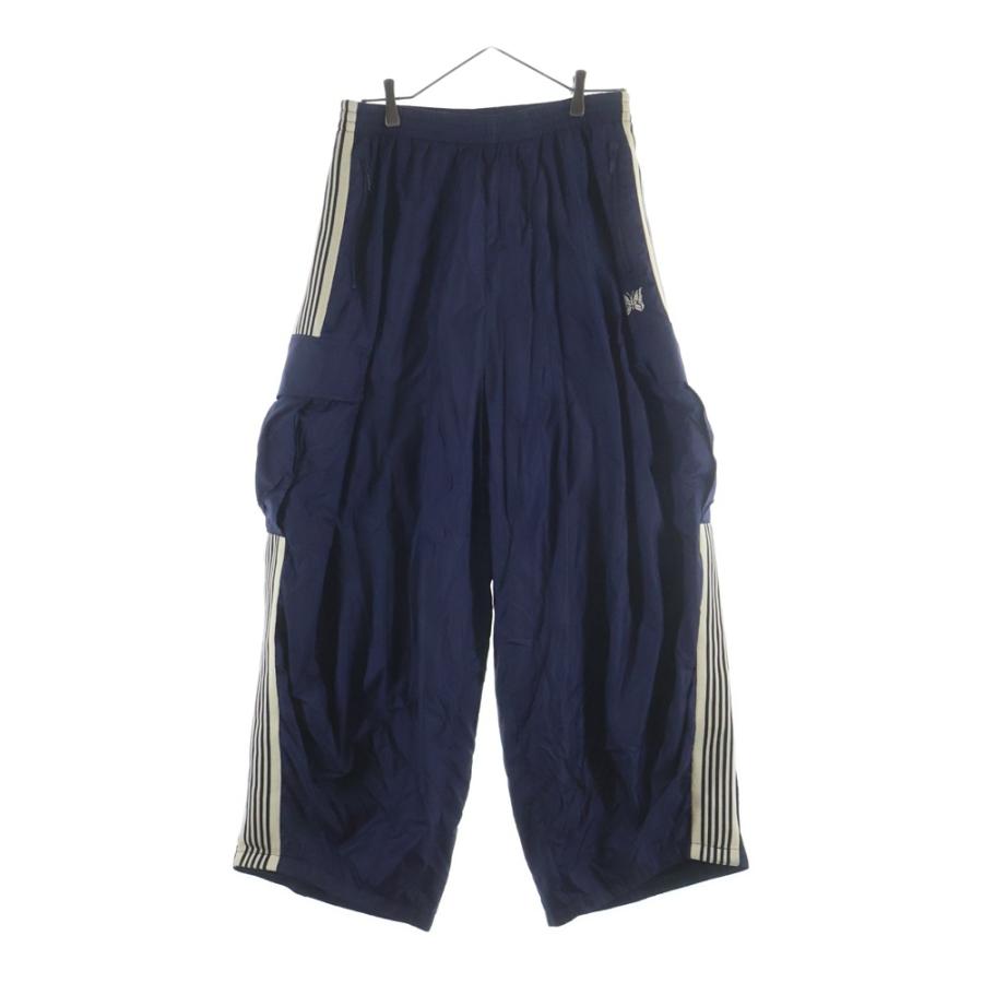 Needles ネイビー トラックパンツ M Needles（ニードルス） 25AW LHP別注 BDU H.D TRACK PANT ロゴ刺繍