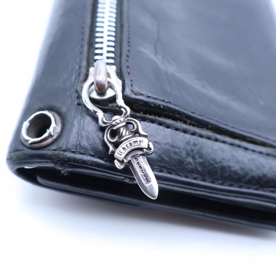 CHROME HEARTS（クロムハーツ） WAVE ウェーブ レザーウォレット 財布