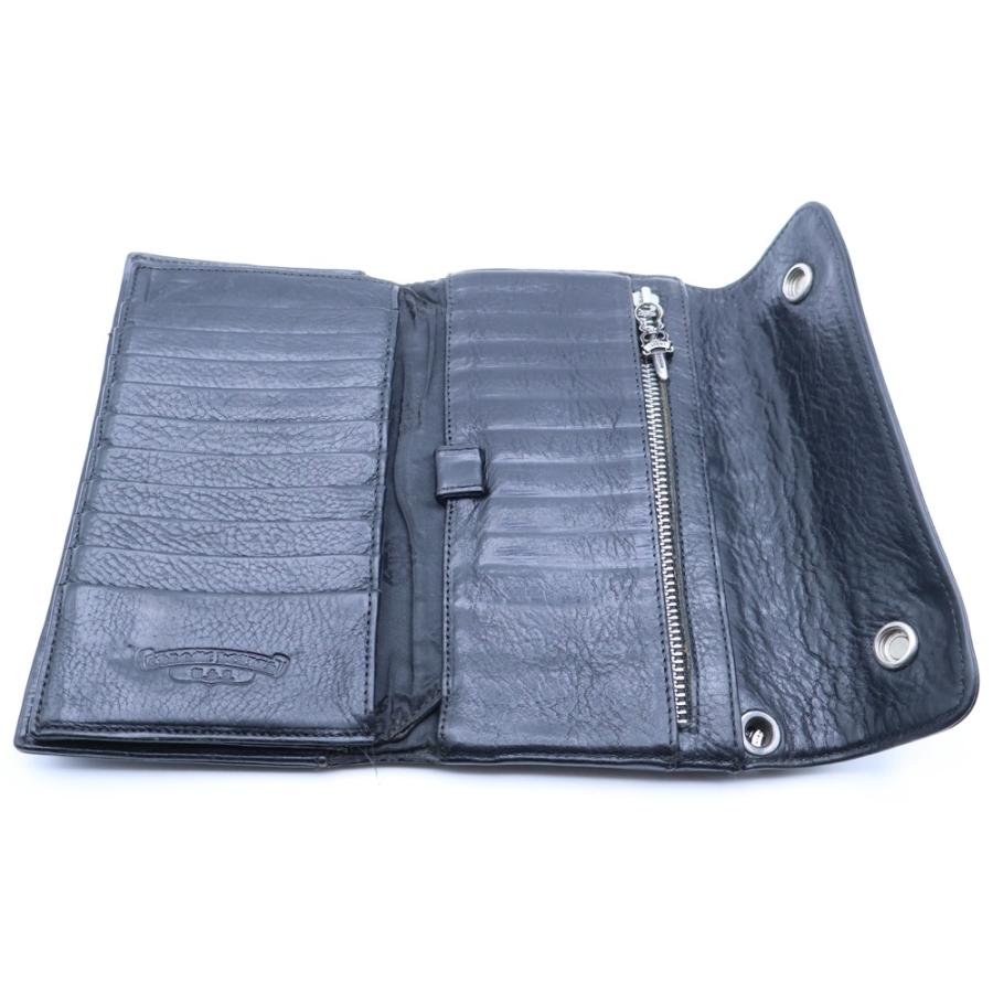 CHROME HEARTS（クロムハーツ） WAVE ウェーブ レザーウォレット 財布