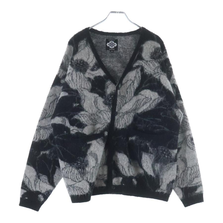 GAKKIN ガッキン ×BUDSPOOL 浮蓮華 JACQUARD MOHAIR KNIT CARDIGAN