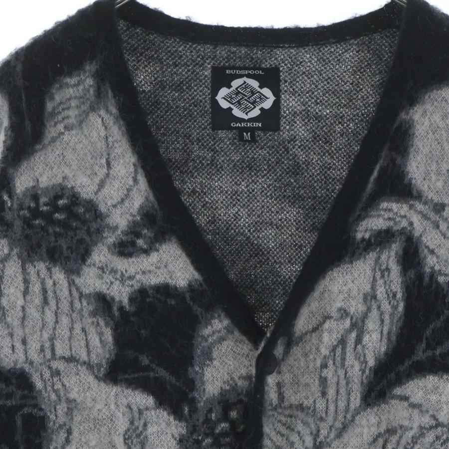特価✨GAKKIN × BUDSPOOL浮蓮華ジャカードモヘアニットカーディガン GAKKIN ガッキン ×BUDSPOOL 浮蓮華 JACQUARD MOHAIR KNIT CARDIGAN