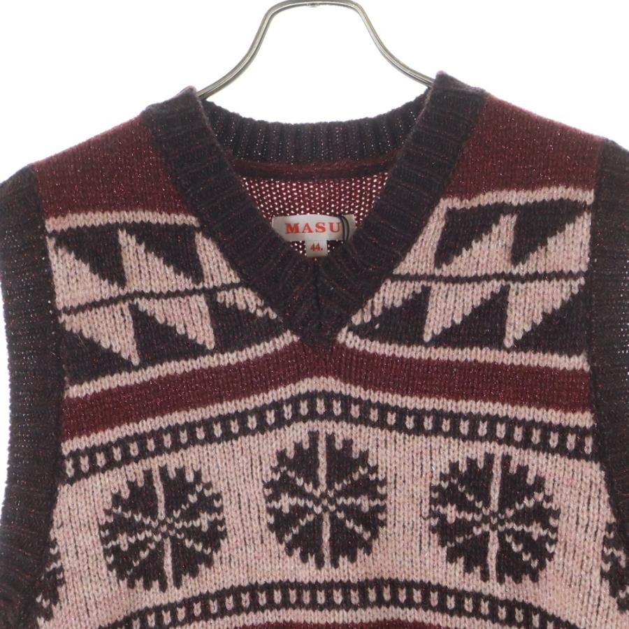 MASU エムエーエスユー TWINKLE COWICHAN VEST カウチン ニットベスト 