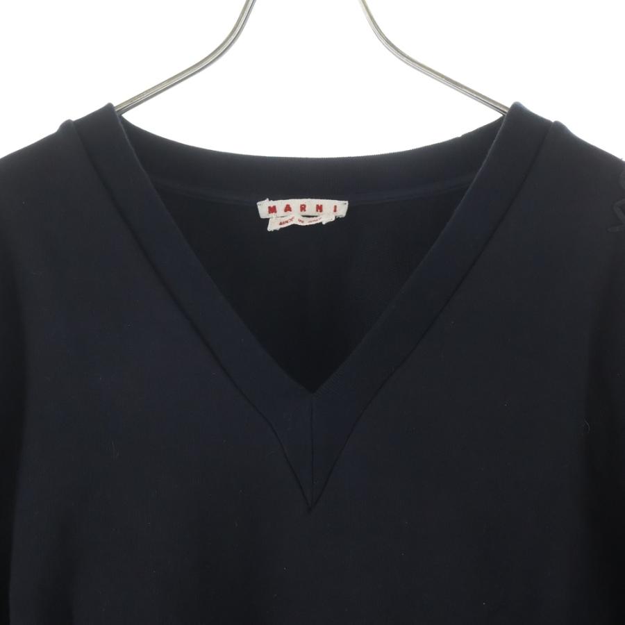 MARNI（マルニ） 24AW V-neck Long Sleeve Tee Vネック トレーナー