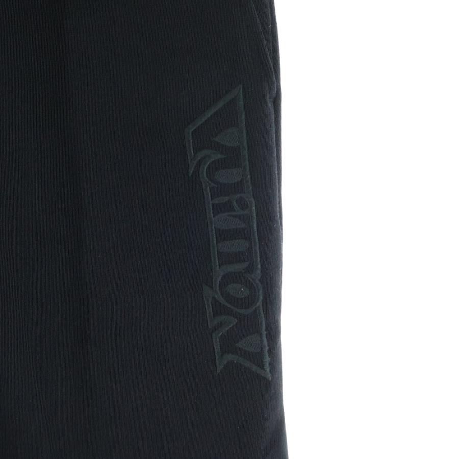 LOUIS VUITTON ルイヴィトン 23SS Embossed Logo エンボスロゴ刺繍パンツ ブラック RM231M TO4 HOP06W LOUIS VUITTON（ルイ・ヴィトン） 23SS Embossed Logo エンボスロゴ