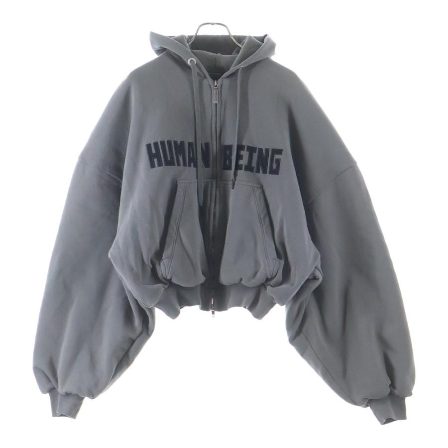 ⠀*⠀様 新品 BALENCIAGA Human Being ラウンドジップアッ BALENCIAGA（バレンシアガ） Human Being Round Zip-Up Hoodie