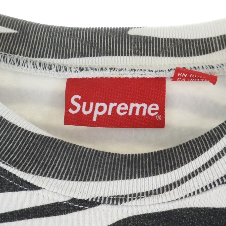 Supreme（シュプリーム） 22AW Box Logo Crewneck Zebra ボックスロゴ