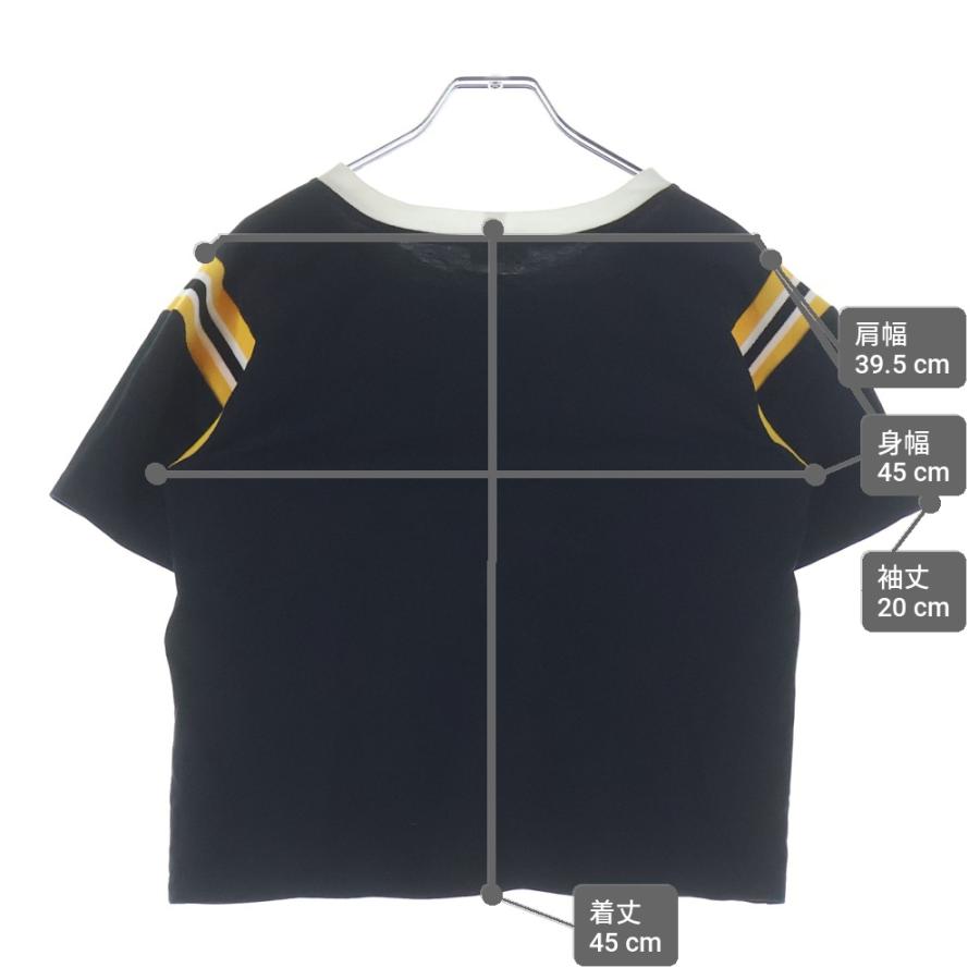 【超美品】CELINE ネイビー 半袖Tシャツ CELINE（セリーヌ） Crew Neck T-shirt クルーネック半袖Tシャツ