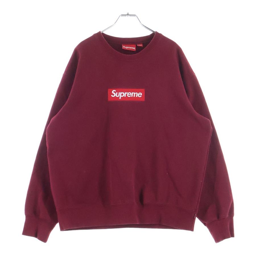 あ*さ様 Supreme レッド クルーネック スウェット ボックスロゴ Supreme（シュプリーム） 22AW Box Logo Crewneck ボックスロゴ