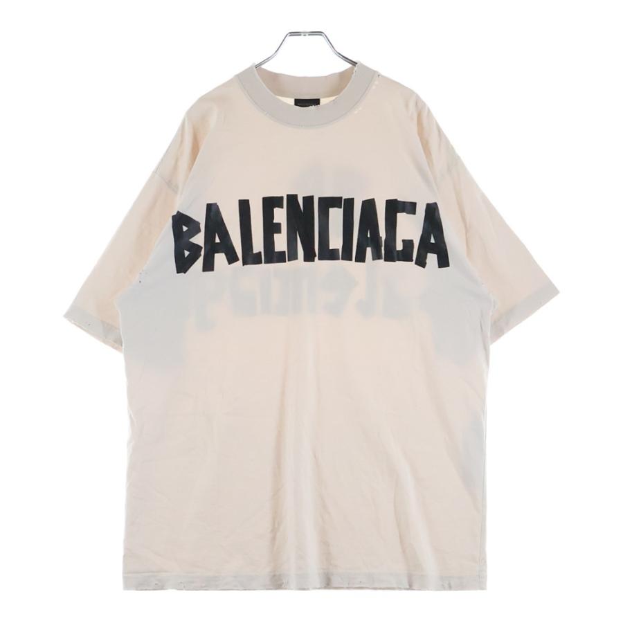 BALENCIAGA（バレンシアガ） TAPE MEDIUM FIT T-SHIRT テープ