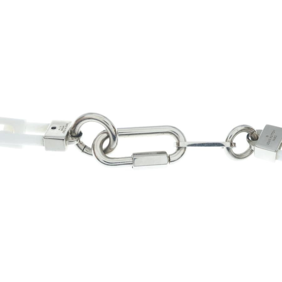 LOUIS VUITTON ルイヴィトン Collier Square Ceramic Chain Necklace コリエスクエアセラミックチェーンネックレス ホワイト MP2350_2