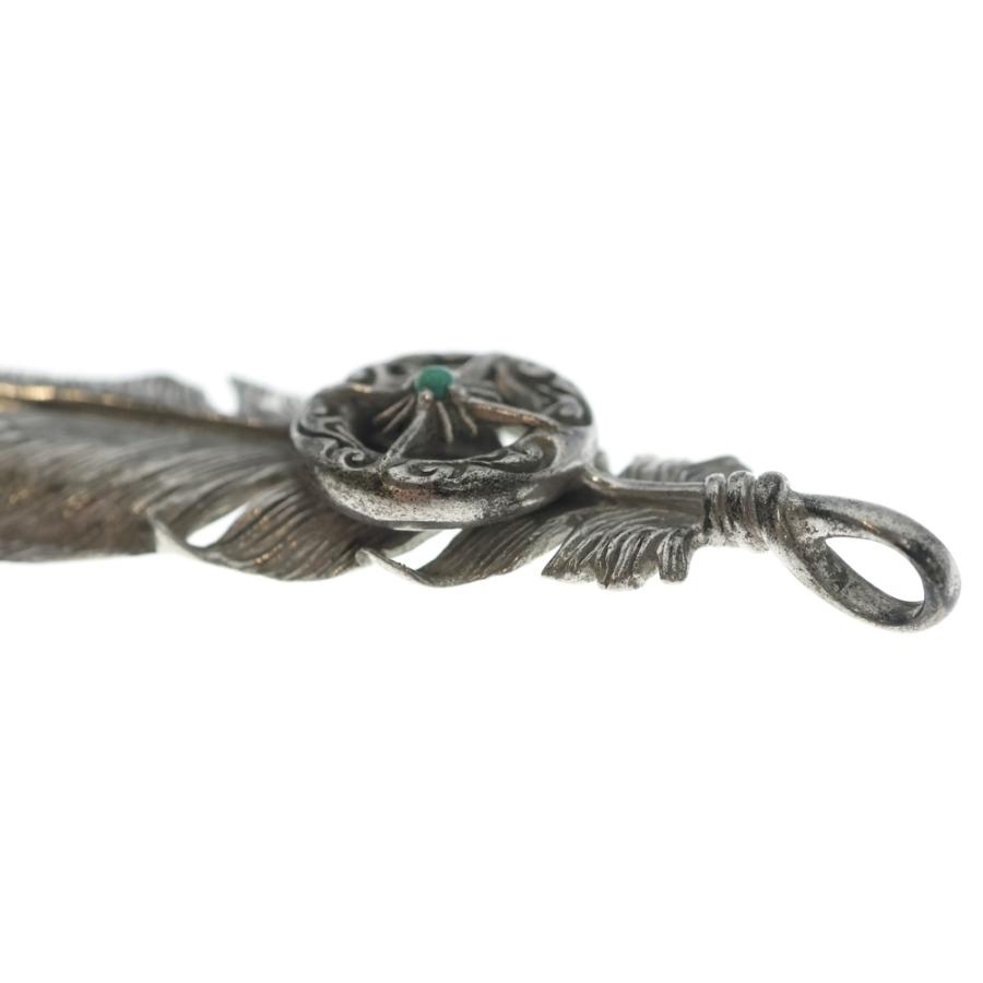 SAAD サード Feather Wheel Turquoise Necklace Pendant フェザー