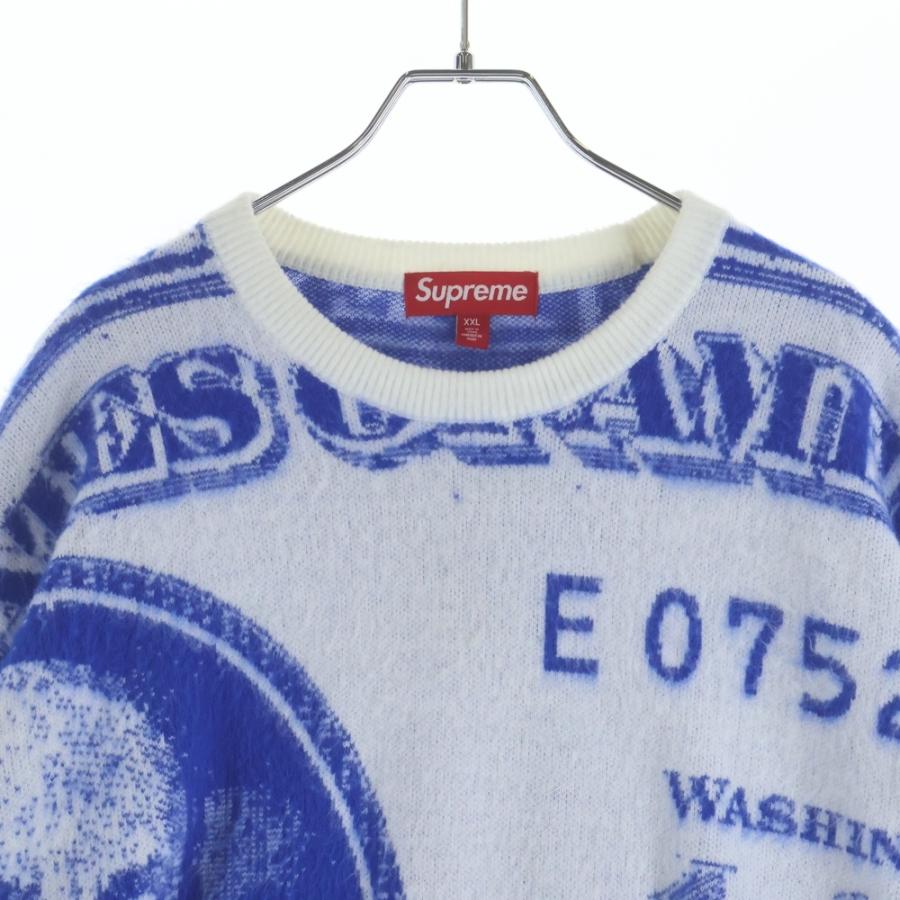 SUPREME シュプリーム 25SS Money Sweater 総柄マネーモチーフ クルー 