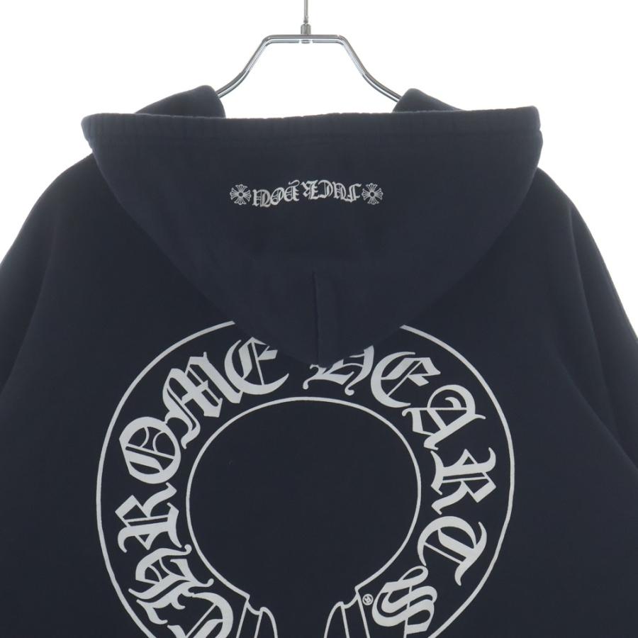 CHROME HEARTS（クロムハーツ） SWTSHRT HD ZIP 袖フローラル バック