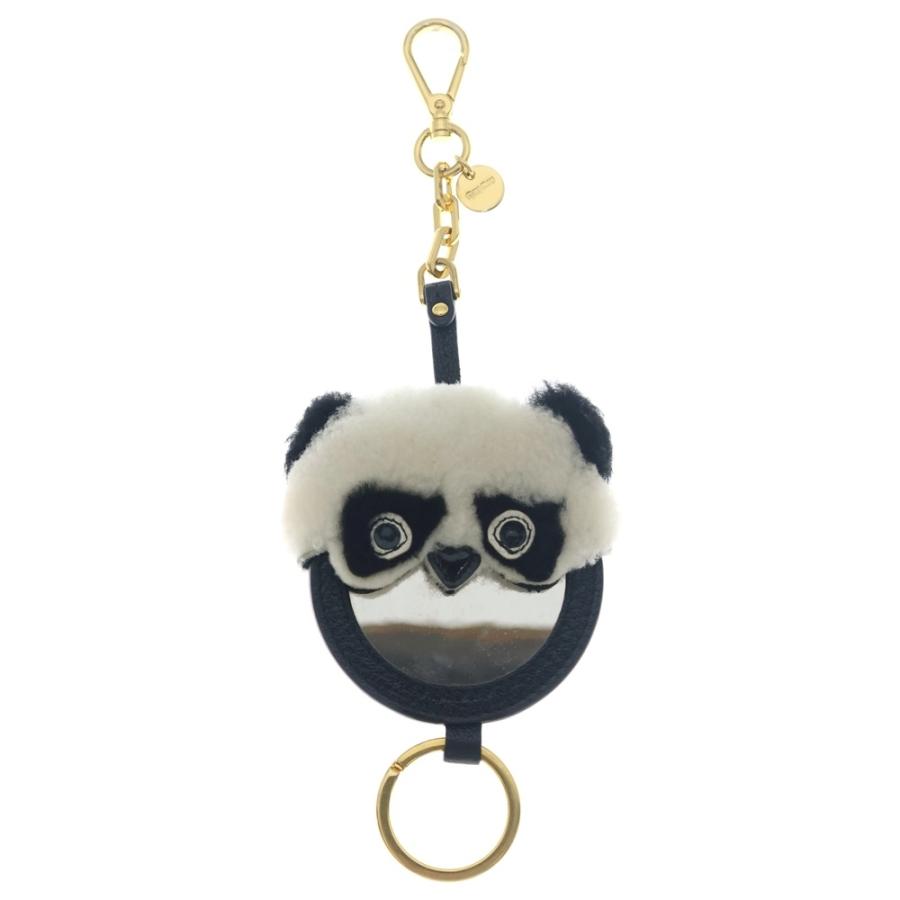 miumiu ミュウミュウ ミラー付き パンダモチーフ バッグチャーム