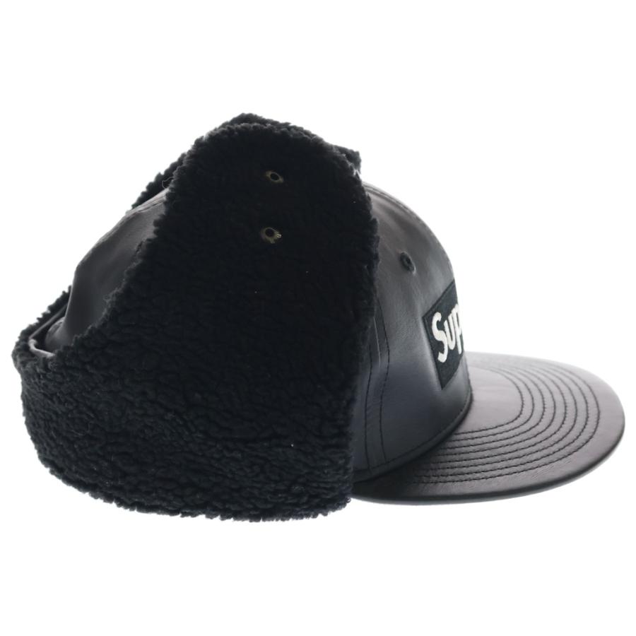 Supreme（シュプリーム） 22AW ×NEW ERA Leather Earflap Box Logo Cap