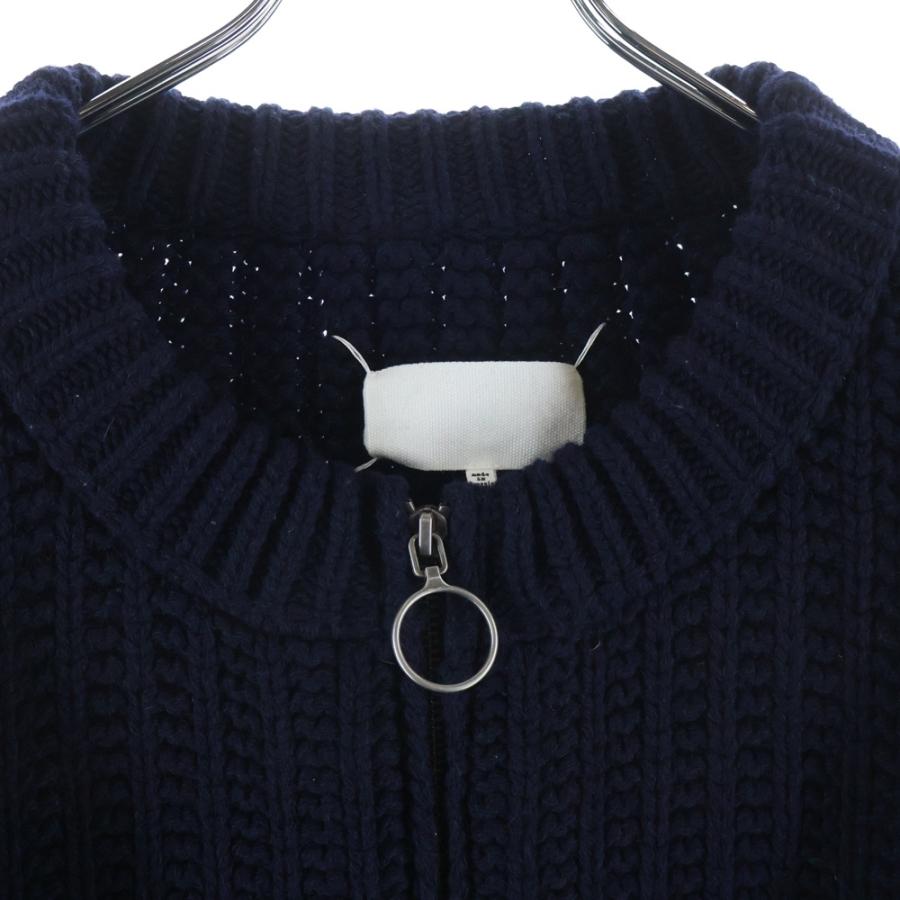 Maison Margiela（メゾンマルジェラ） 23AW RIB ZIP UP KNIT JACKET 