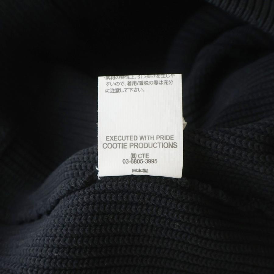 COOTIE PRODUCTIONS クーティー プロダクションズ 25SS Solotex Tilden Sweater Vネック チルデンセーター ニット ブラック CTE-25S311