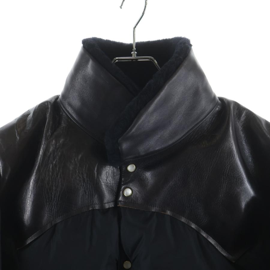 ROCKY MOUNTAIN ロッキーマウンテン CHRISTY JACKET for MOONLOID クリスティ レザーダウンジャケット ブラック 290-242-24 ROCKY MOUNTAIN ロッキーマウンテン CHRISTY JACKET for MOONLOID