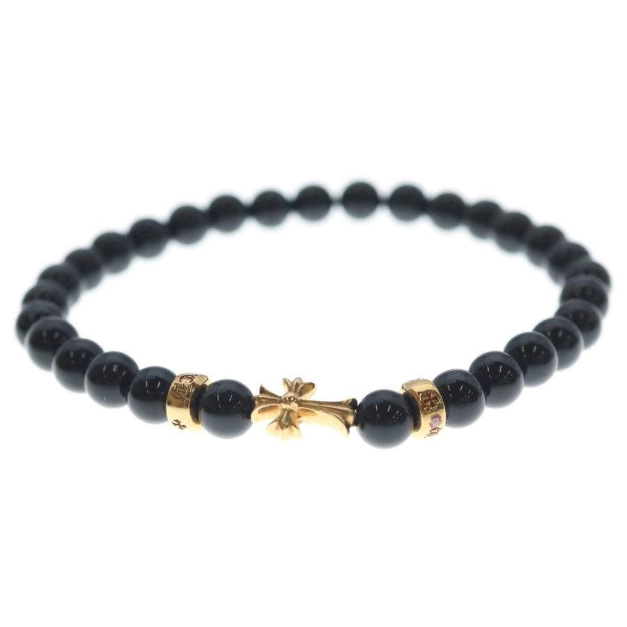 クロムハーツ　ビーズパーツ CHROME HEARTS（クロムハーツ） 22k 6mm BEAD 6mmビーズブレス