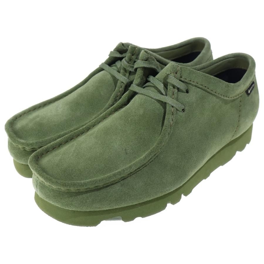 【未使用】クラークス ワラビー エアリアル グリーン スエード UK6 1/2 Clarks（クラークス） ワラビー スエード ビブラムソール ローカット
