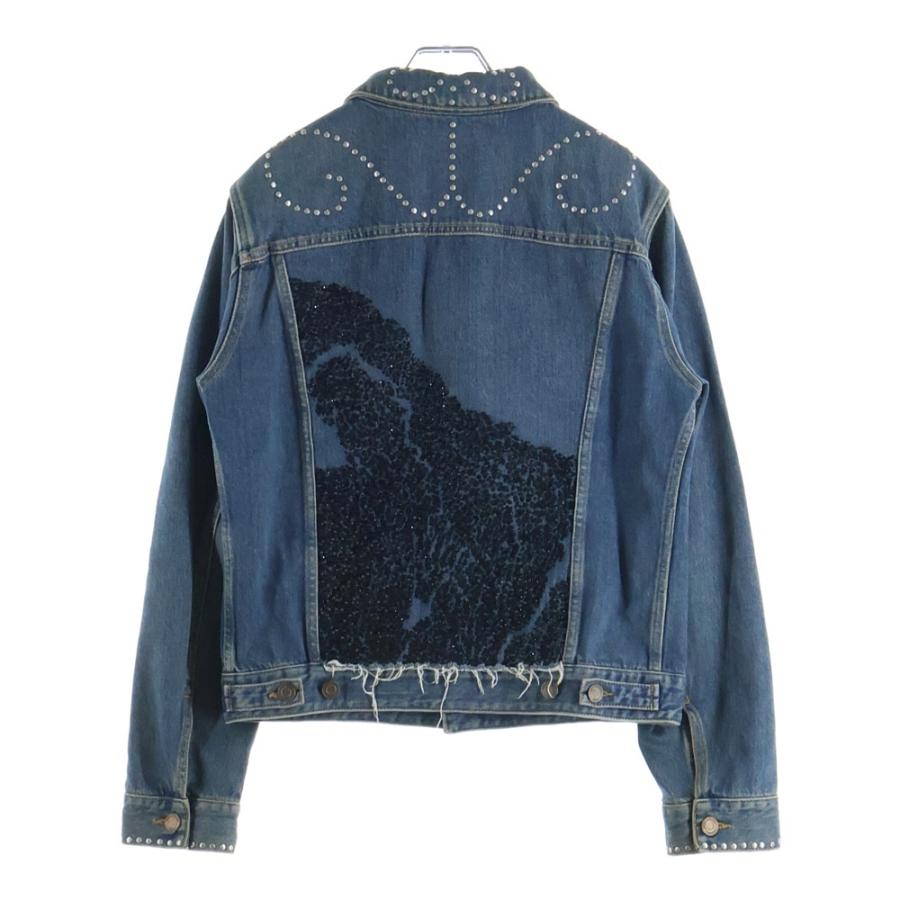 SAINT LAURENT PARIS サンローランパリ スパンコール スタッズ装飾