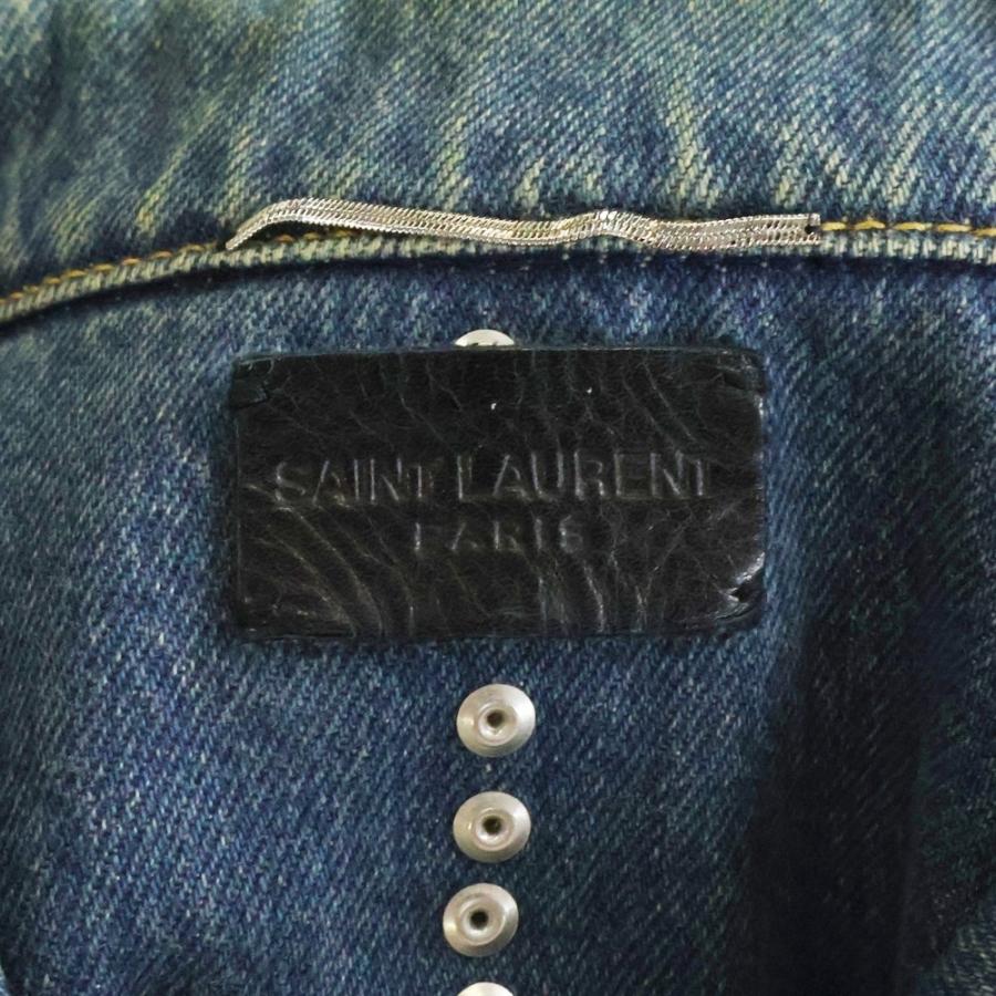 SAINT LAURENT PARIS サンローランパリ スパンコール スタッズ装飾